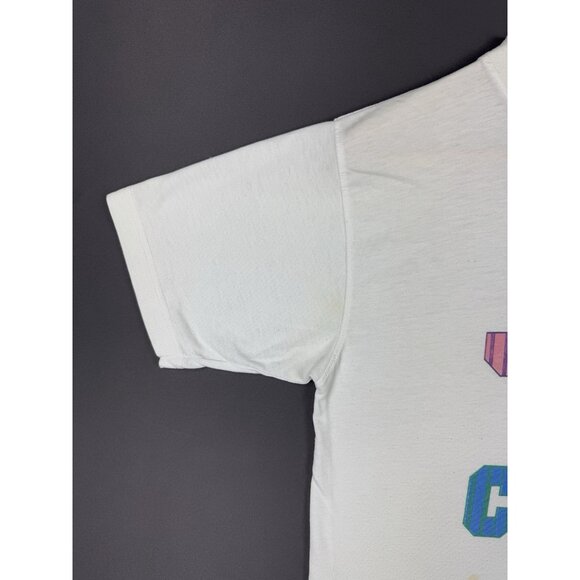 Rare True Vintage Snoopy Joe Cool Peanuts Art TV Cartoon Show White Tee Promo - Picture 5 of 11